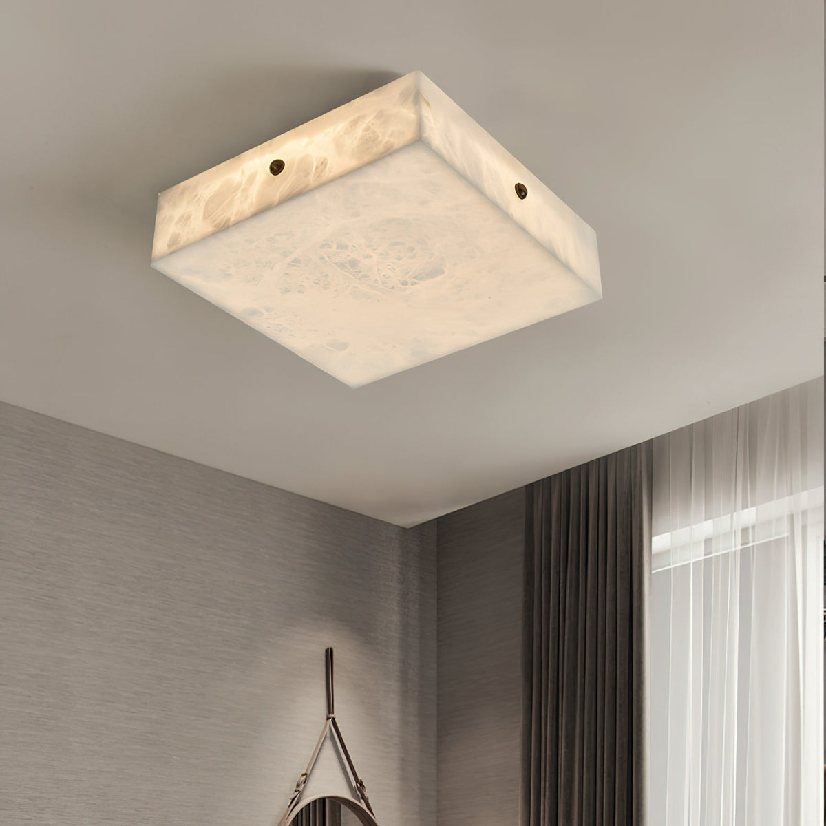Camberelia Alabaster Ceiling Light-Moonnatur
