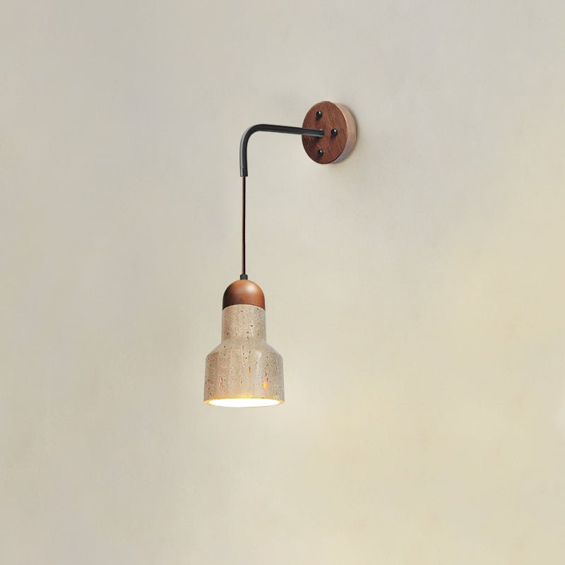 Lovenbrook Travertine Wall Light-Moonnatur