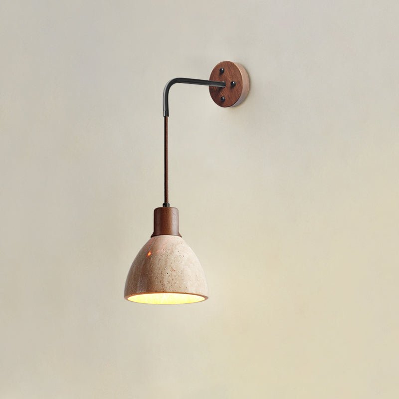 Lovenbrook Travertine Wall Light-Moonnatur