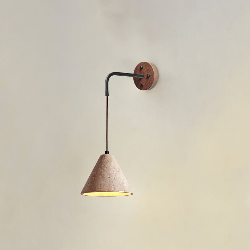 Lovenbrook Travertine Wall Light-Moonnatur