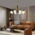 Javelle Glass Chandelier-Moonnatur