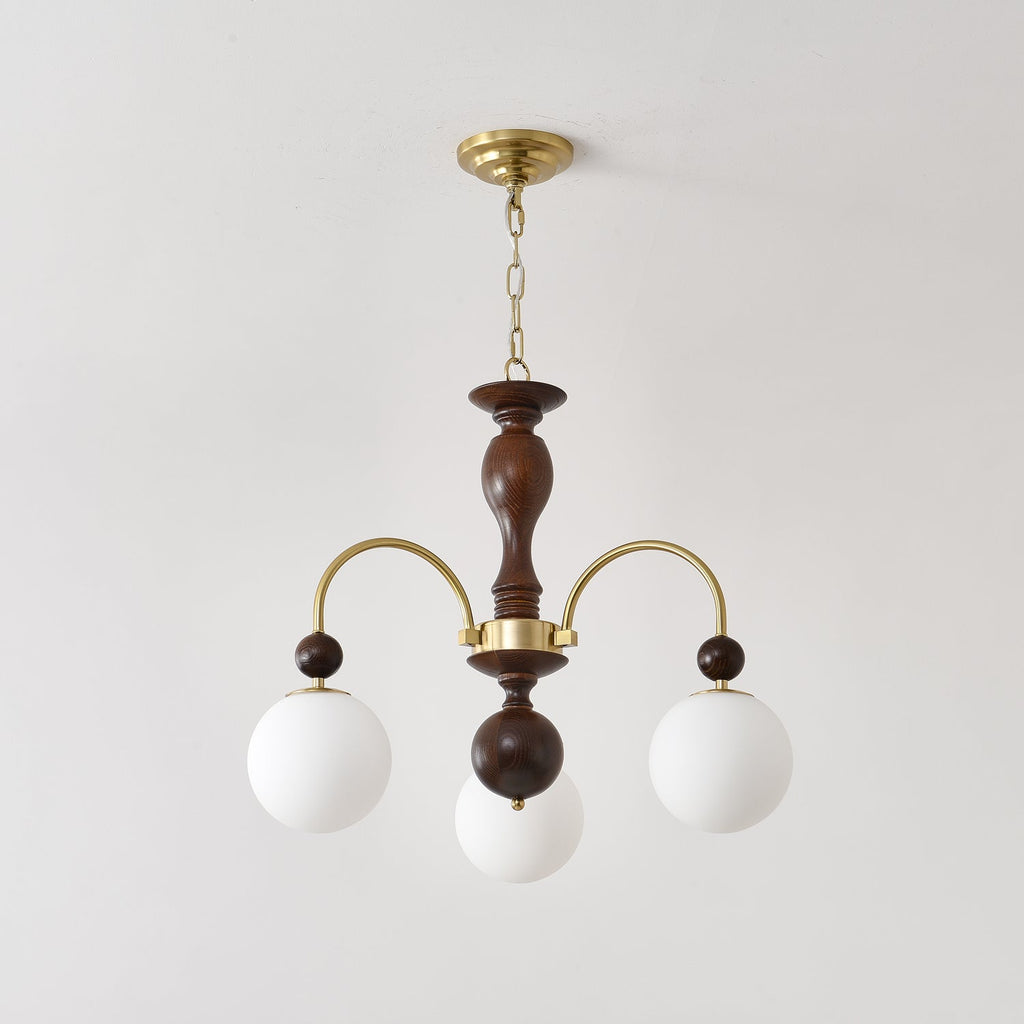 Javelle Glass Chandelier-Moonnatur
