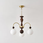 Javelle Glass Chandelier-Moonnatur