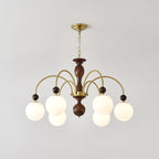 Javelle Glass Chandelier-Moonnatur