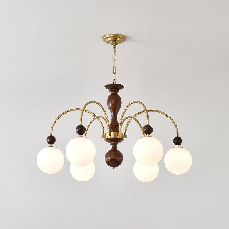 Javelle Glass Chandelier-Moonnatur
