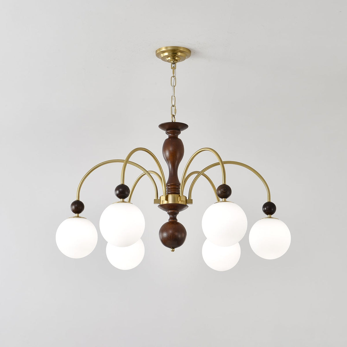 Javelle Glass Chandelier-Moonnatur