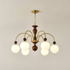 Javelle Glass Chandelier-Moonnatur