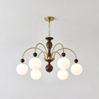 Javelle Glass Chandelier-Moonnatur