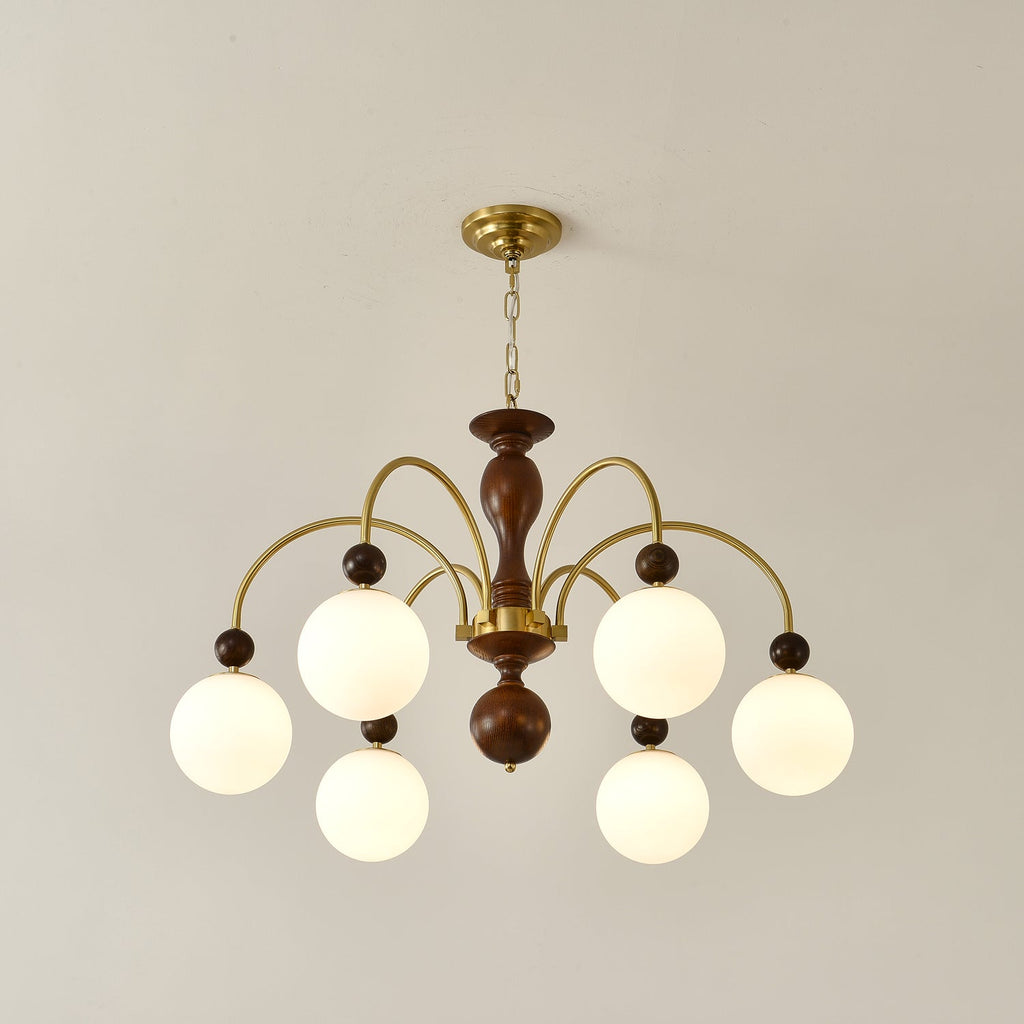 Javelle Glass Chandelier-Moonnatur