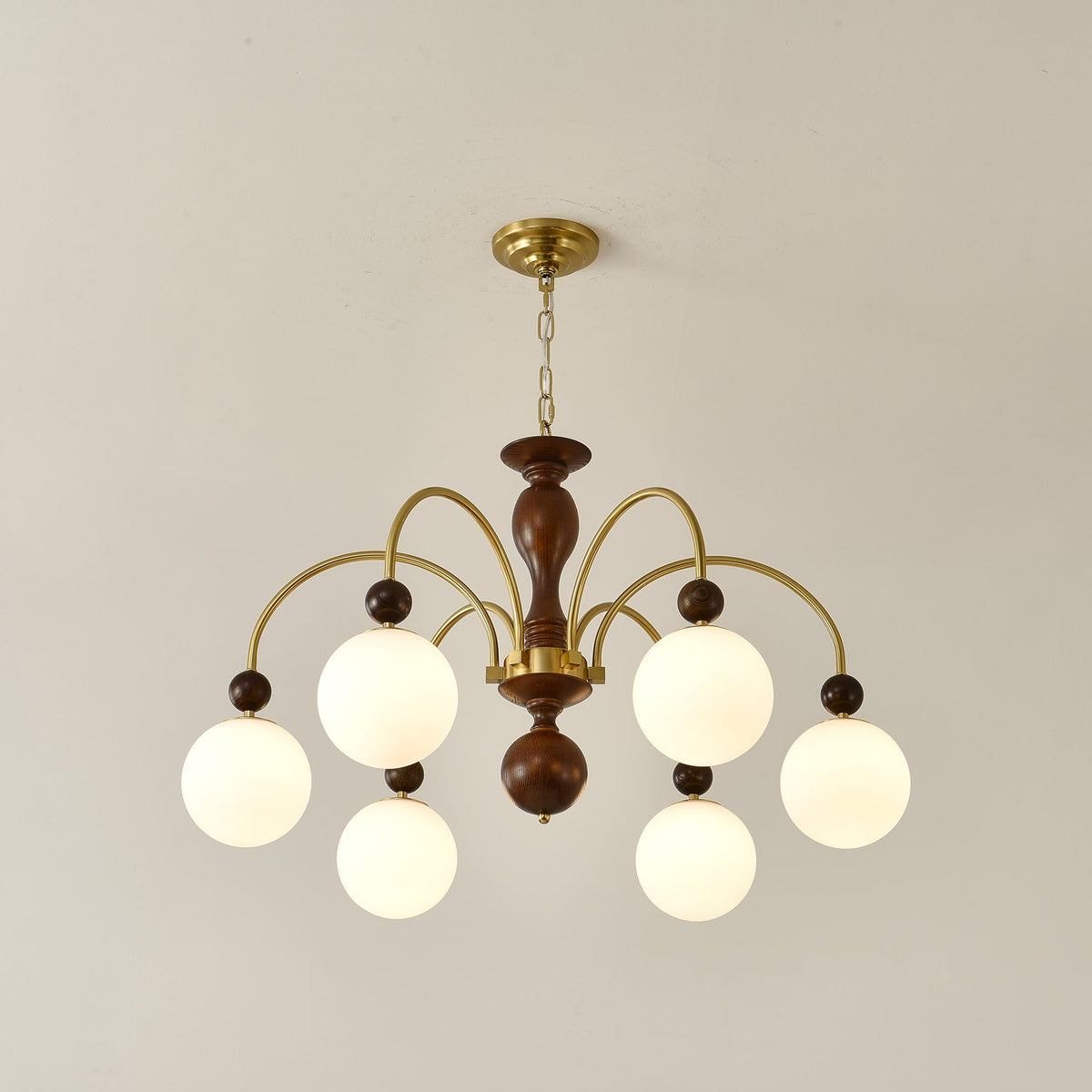 Javelle Glass Chandelier-Moonnatur