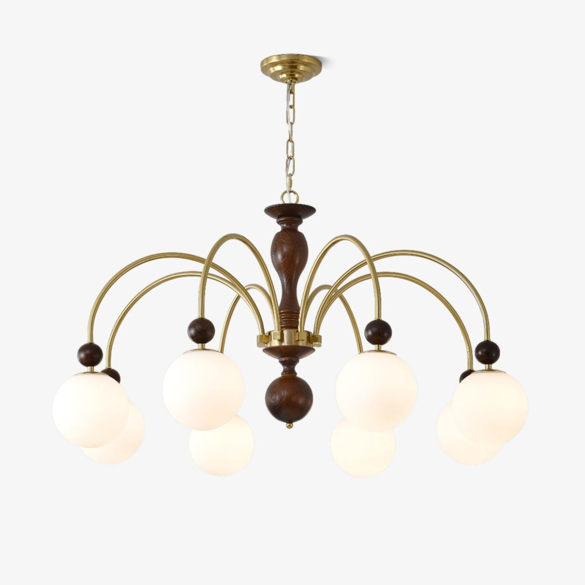 Javelle Glass Chandelier-Moonnatur