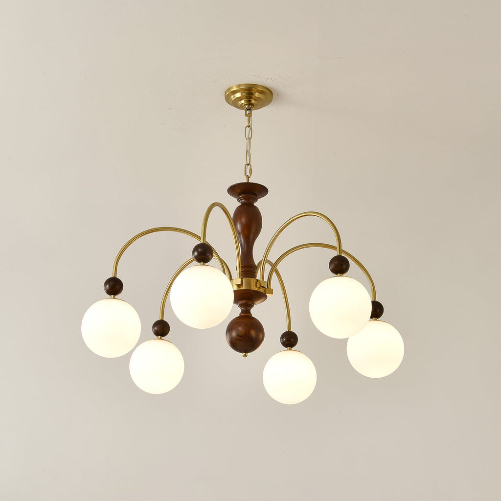 Javelle Glass Chandelier-Moonnatur