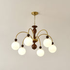 Javelle Glass Chandelier-Moonnatur