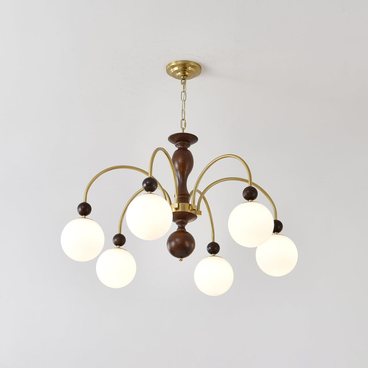 Javelle Glass Chandelier-Moonnatur