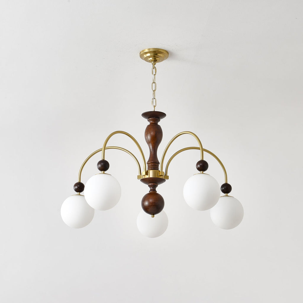 Javelle Glass Chandelier-Moonnatur