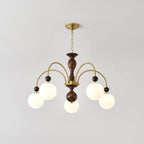 Javelle Glass Chandelier-Moonnatur