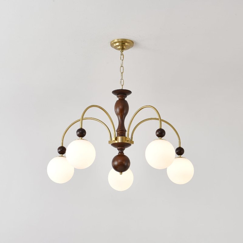 Javelle Glass Chandelier-Moonnatur