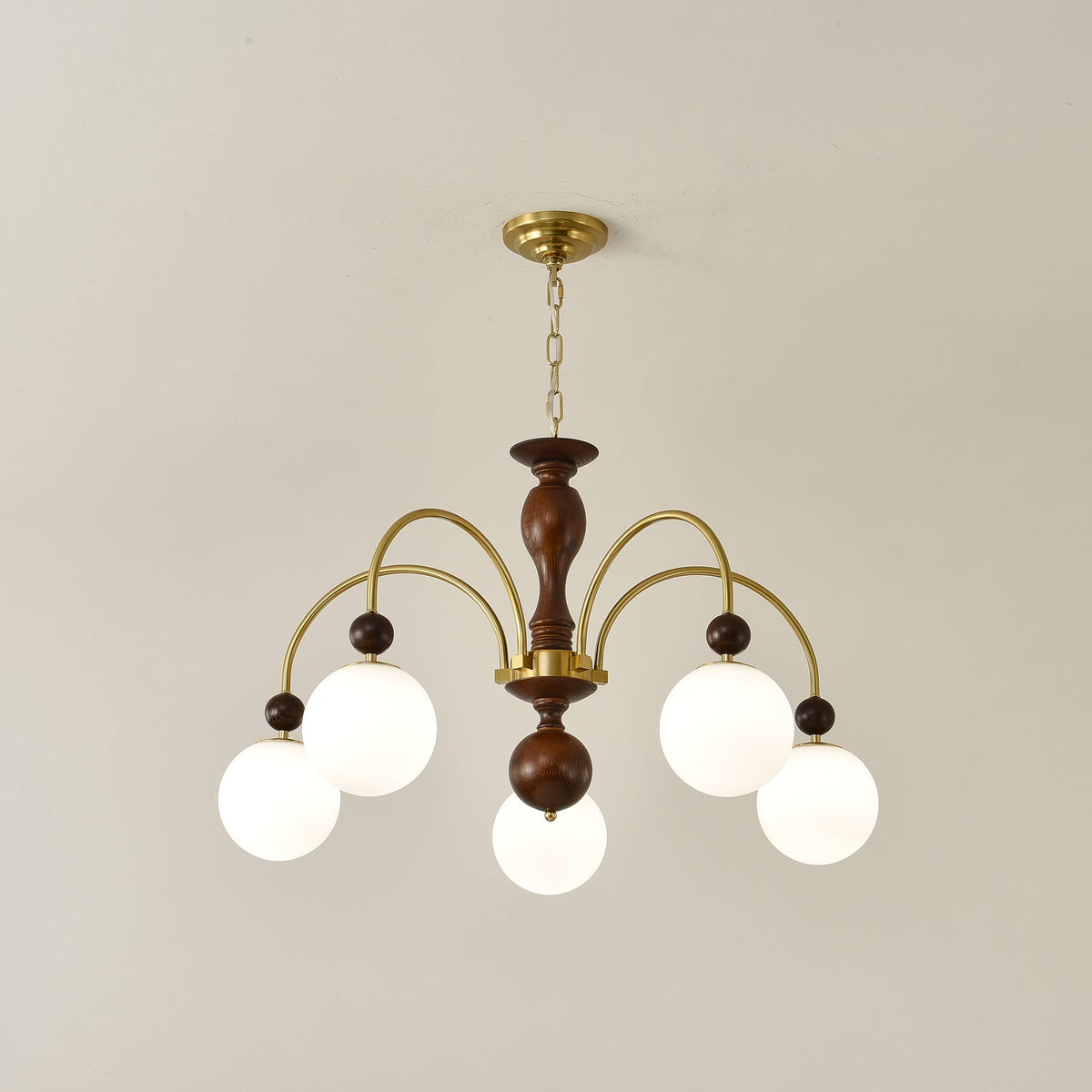 Javelle Glass Chandelier-Moonnatur