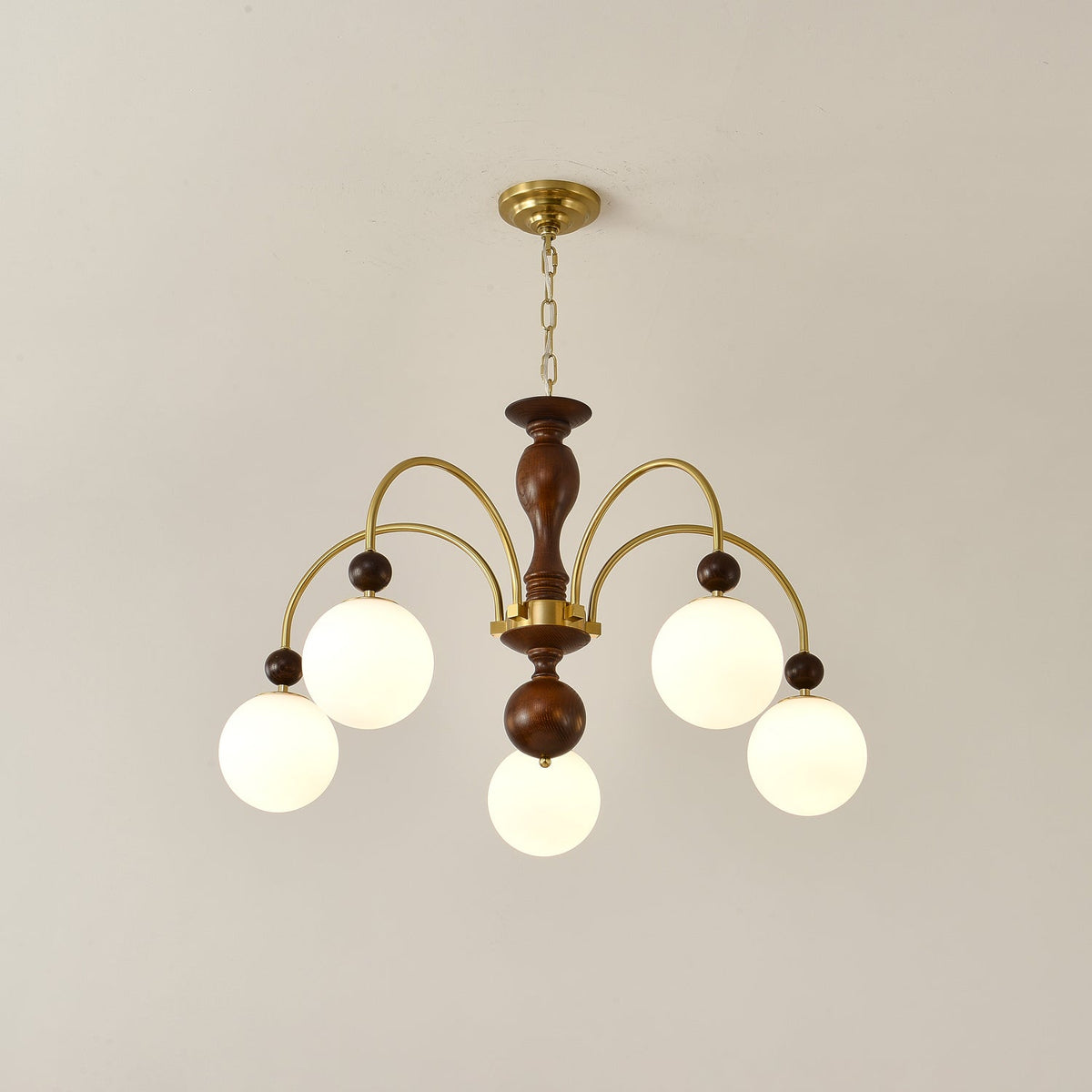 Javelle Glass Chandelier-Moonnatur