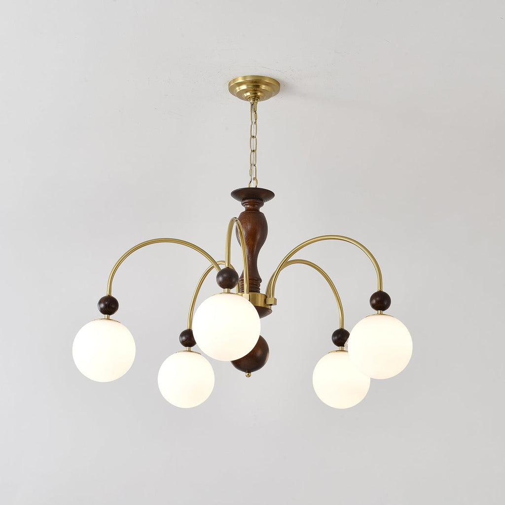 Javelle Glass Chandelier-Moonnatur