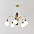 Javelle Glass Chandelier-Moonnatur