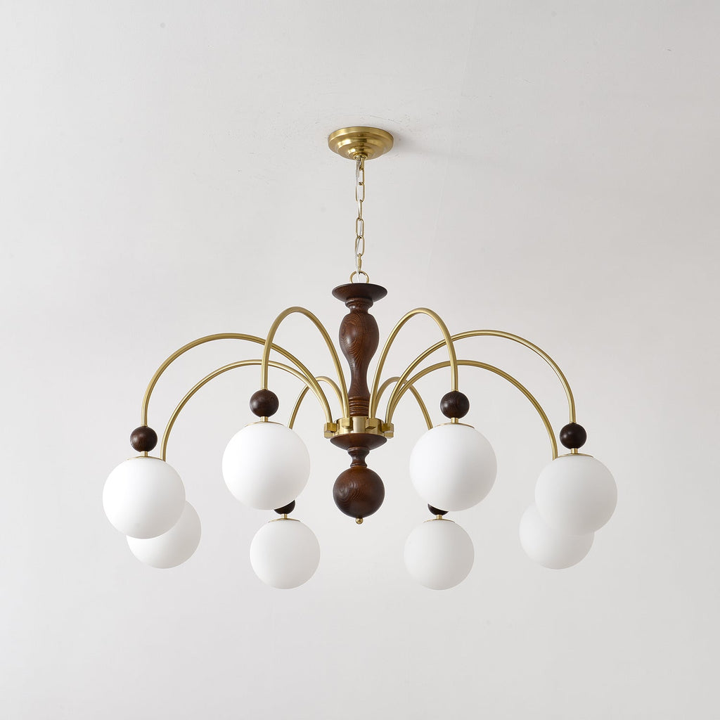 Javelle Glass Chandelier-Moonnatur