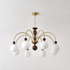 Javelle Glass Chandelier-Moonnatur