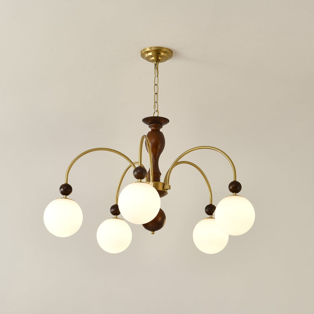 Javelle Glass Chandelier-Moonnatur