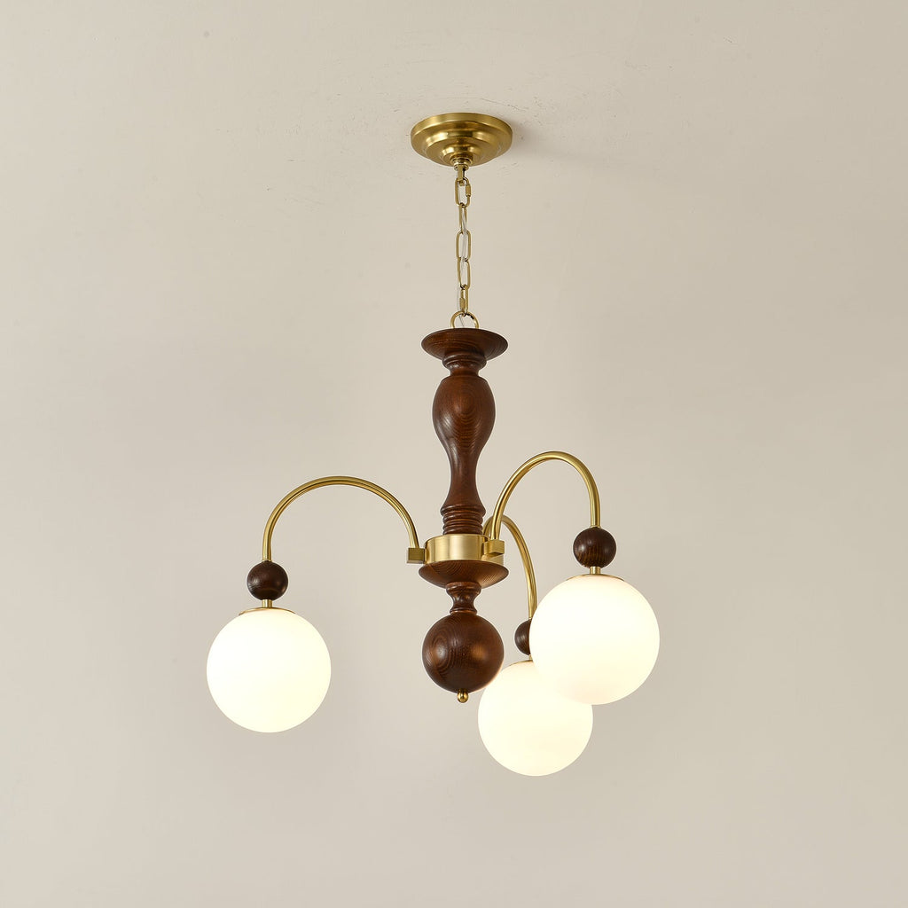Javelle Glass Chandelier-Moonnatur