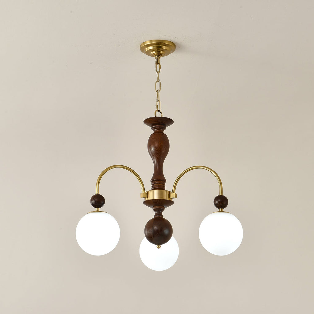 Javelle Glass Chandelier-Moonnatur