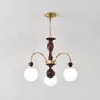 Javelle Glass Chandelier-Moonnatur