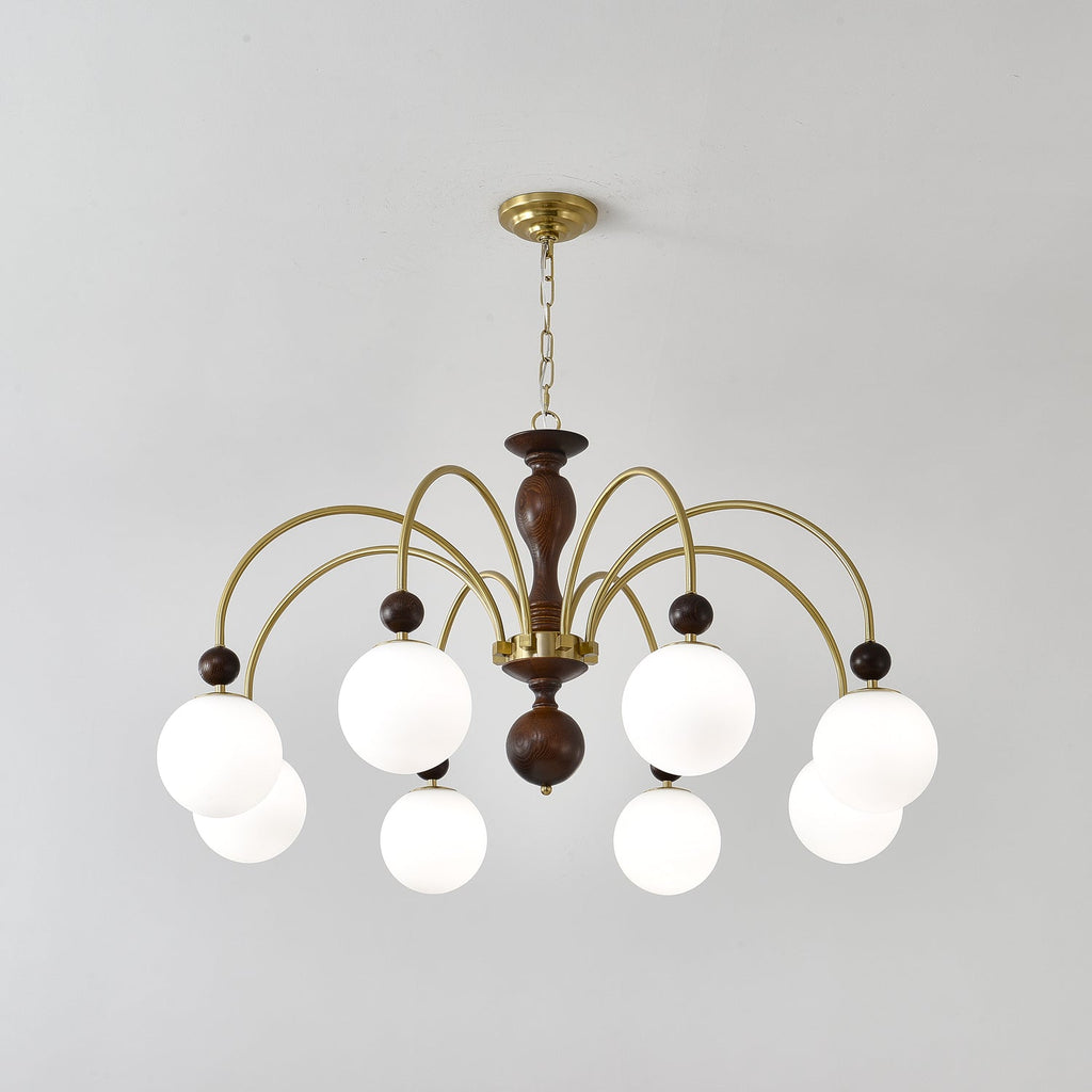 Javelle Glass Chandelier-Moonnatur