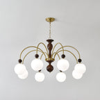 Javelle Glass Chandelier-Moonnatur