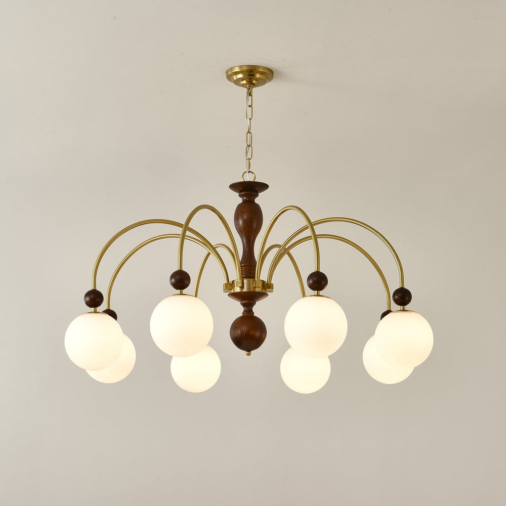 Javelle Glass Chandelier-Moonnatur