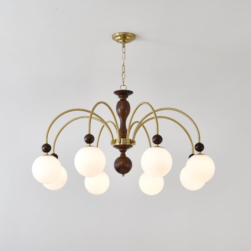 Javelle Glass Chandelier-Moonnatur