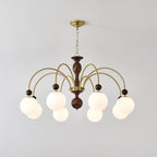 Javelle Glass Chandelier-Moonnatur
