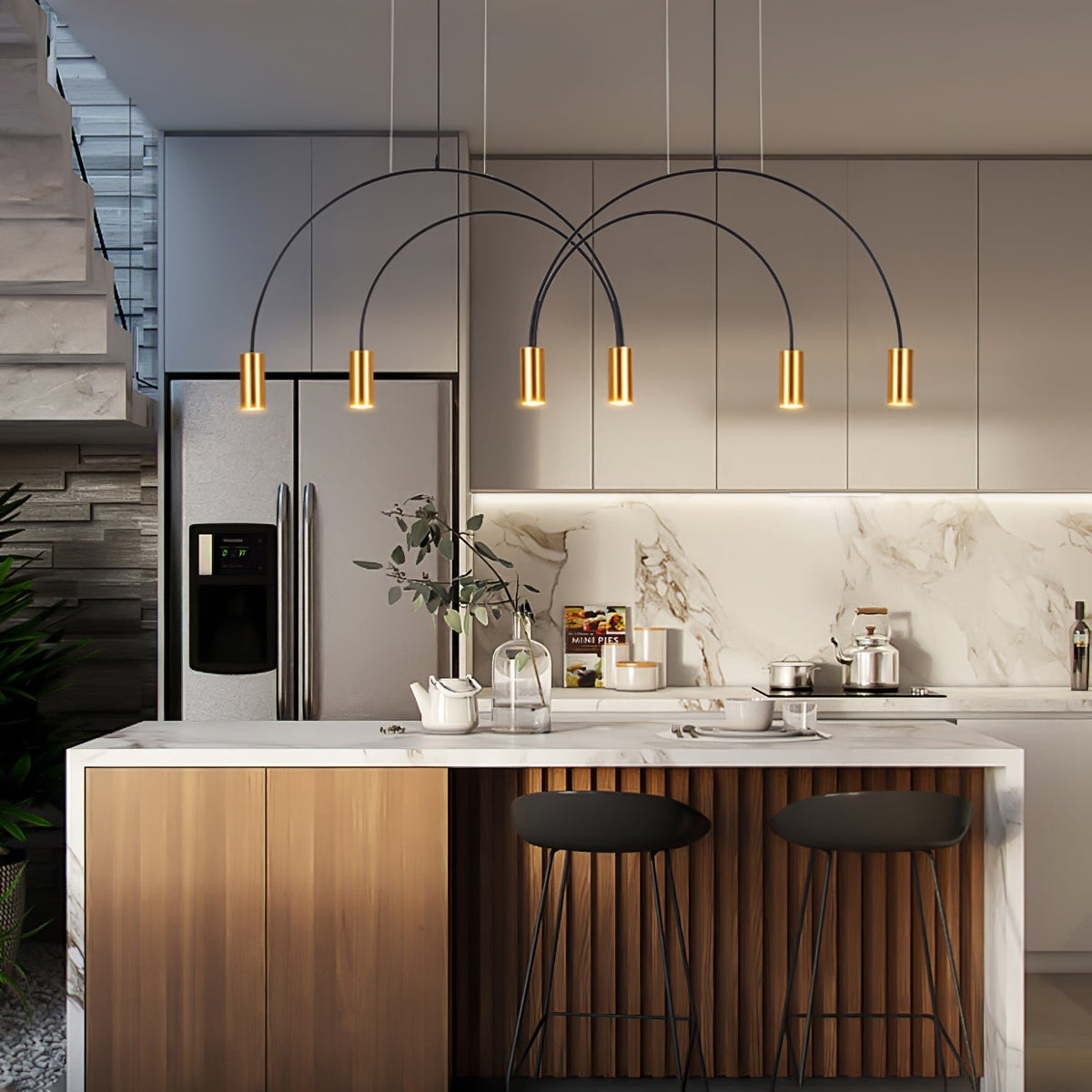 Arcendale Aluminium Pendant Light-Moonnatur