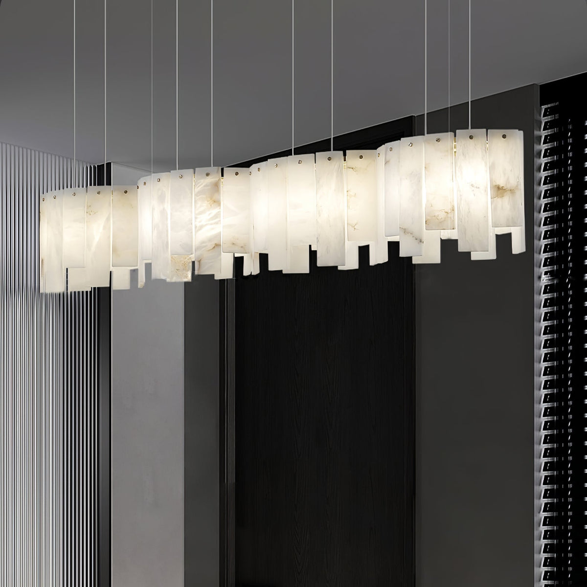 Laderfield Alabaster Pendant Light-Moonnatur