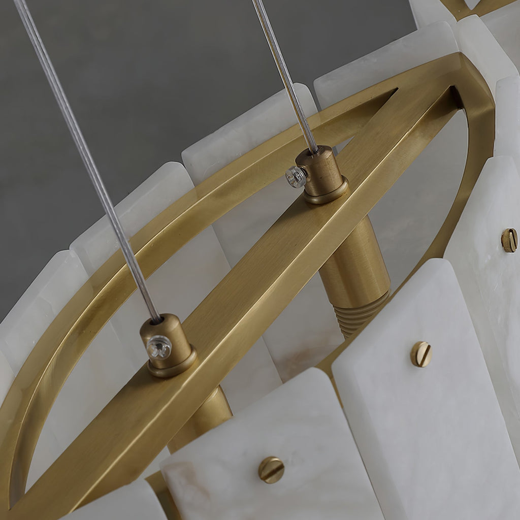 Laderfield Alabaster Pendant Light-Moonnatur