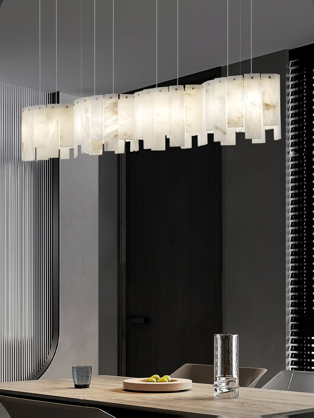 Laderfield Alabaster Pendant Light-Moonnatur