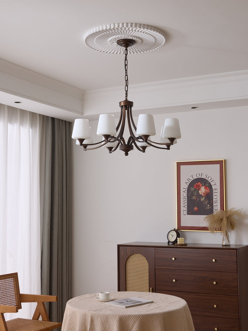 Uleniel Glass Chandelier-Moonnatur