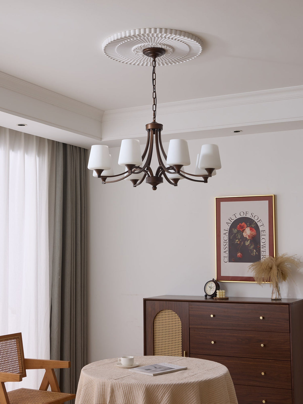 Uleniel Glass Chandelier-Moonnatur