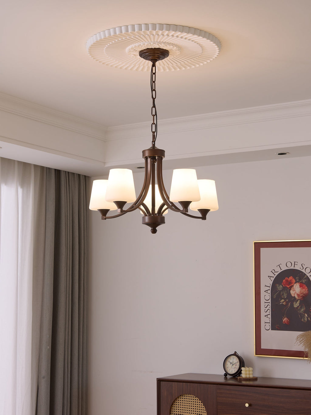 Uleniel Glass Chandelier-Moonnatur