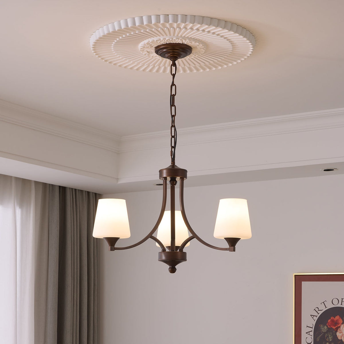 Uleniel Glass Chandelier-Moonnatur