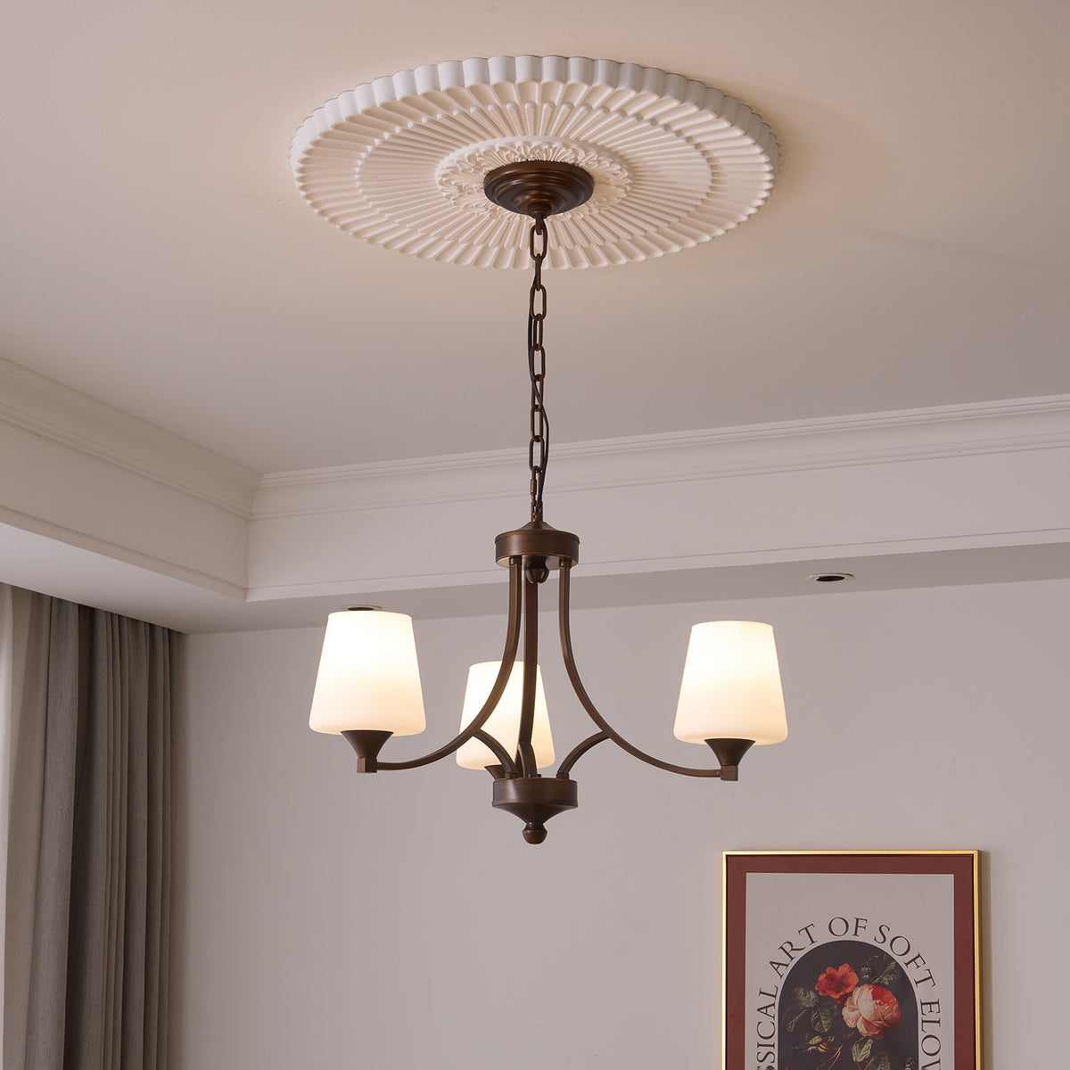Uleniel Glass Chandelier-Moonnatur