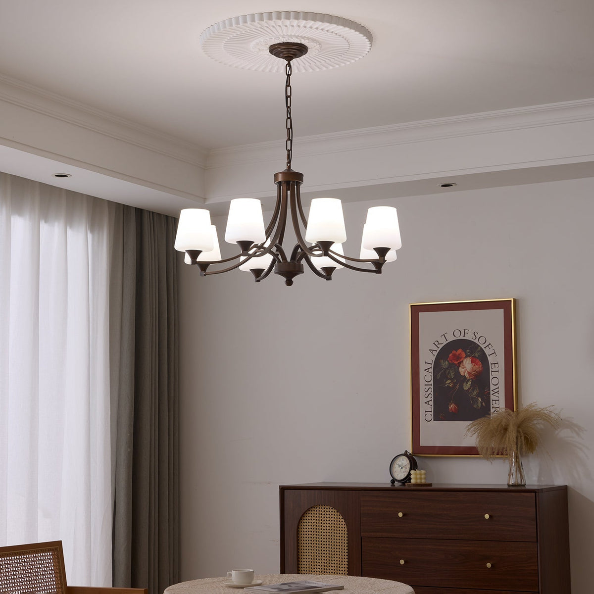 Uleniel Glass Chandelier-Moonnatur
