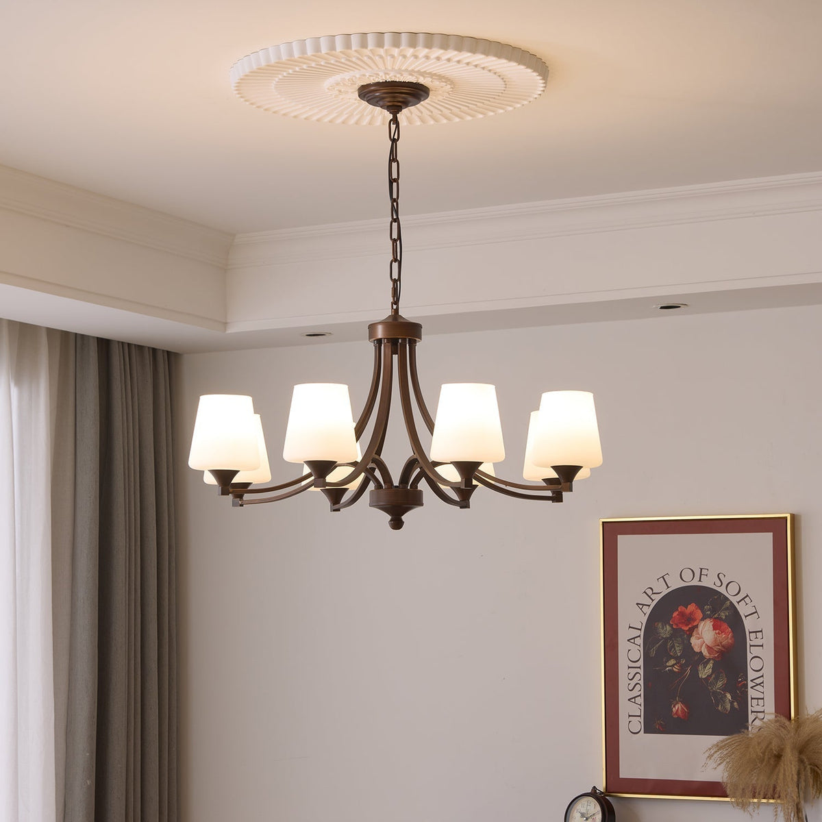 Uleniel Glass Chandelier-Moonnatur