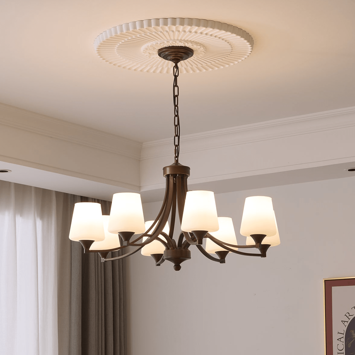 Uleniel Glass Chandelier-Moonnatur