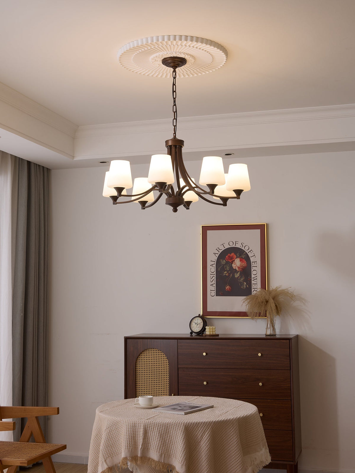 Uleniel Glass Chandelier-Moonnatur