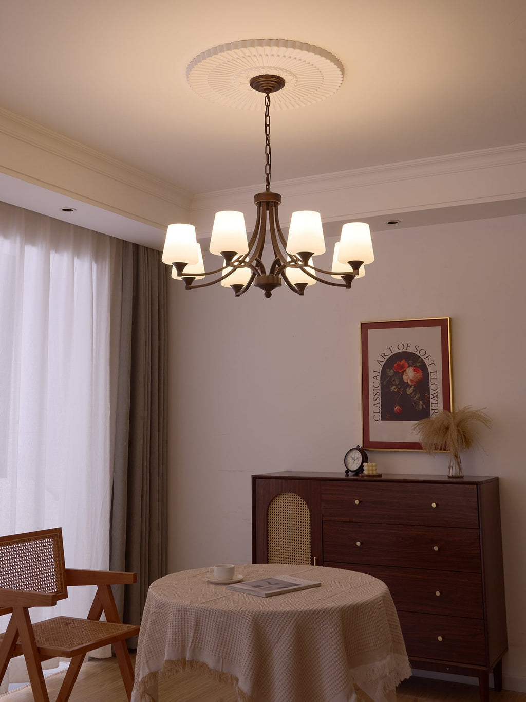 Uleniel Glass Chandelier-Moonnatur